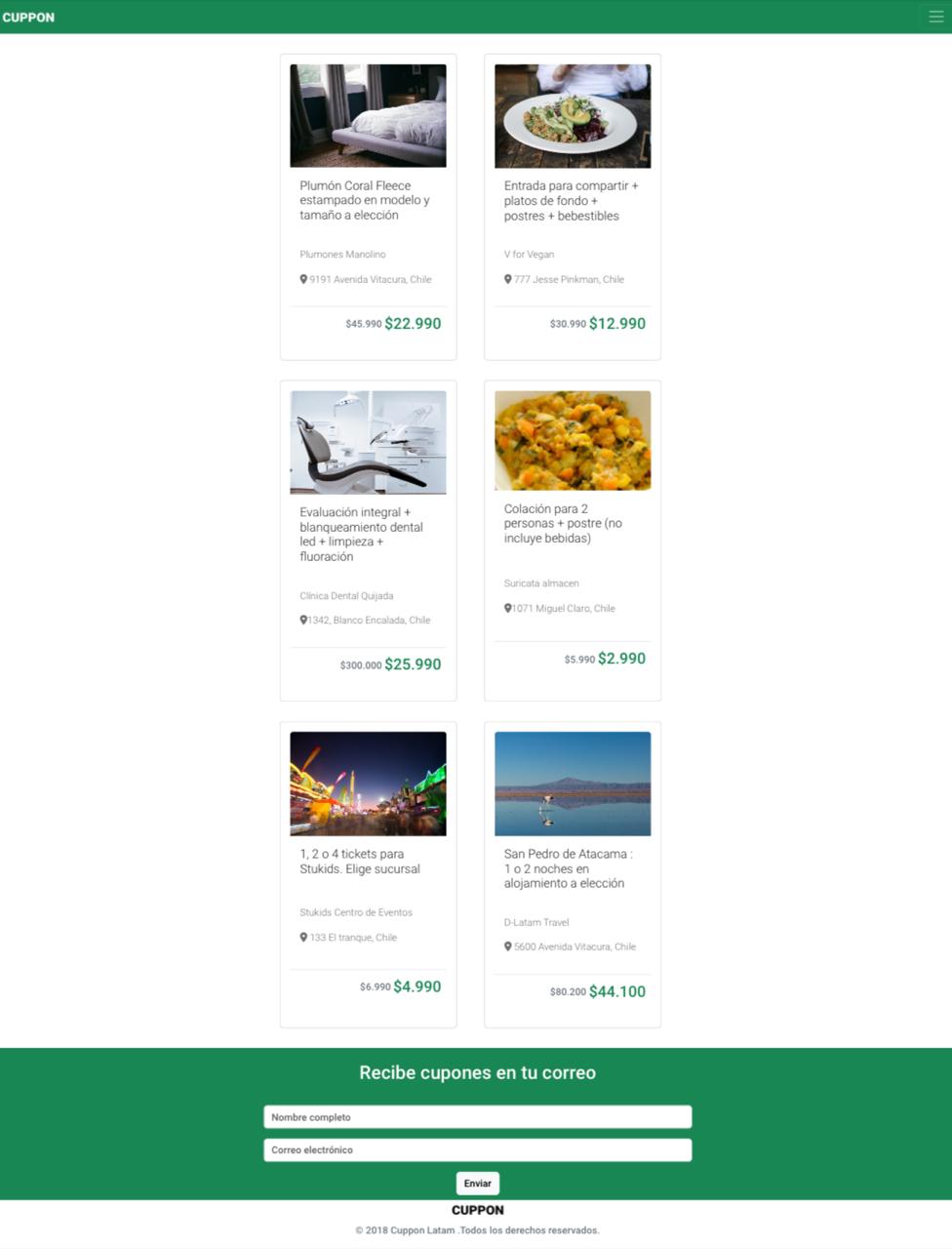 Proyecto 4 Cuppon